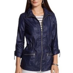 Chicos Zenergy Collection Roll Sleeve Jacket